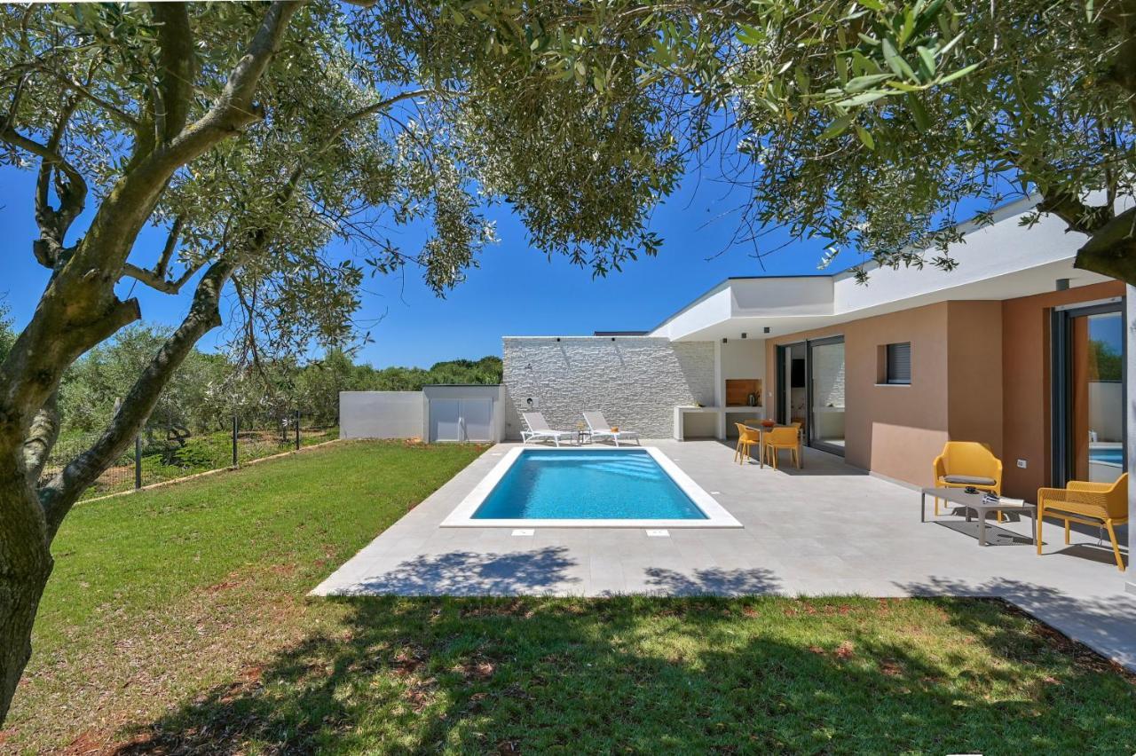 Villa Solis-Modern Villa For A Romantic Retreat, Heated Pool Ližnjan Buitenkant foto
